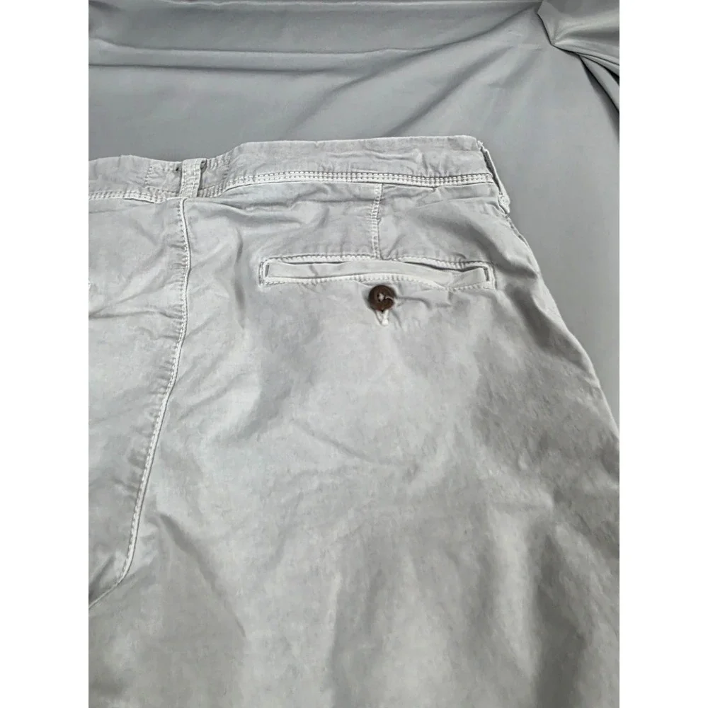 American Eagle Mens Next Level Flex Chino Shorts Gray Size 31 8 Inch Inseam